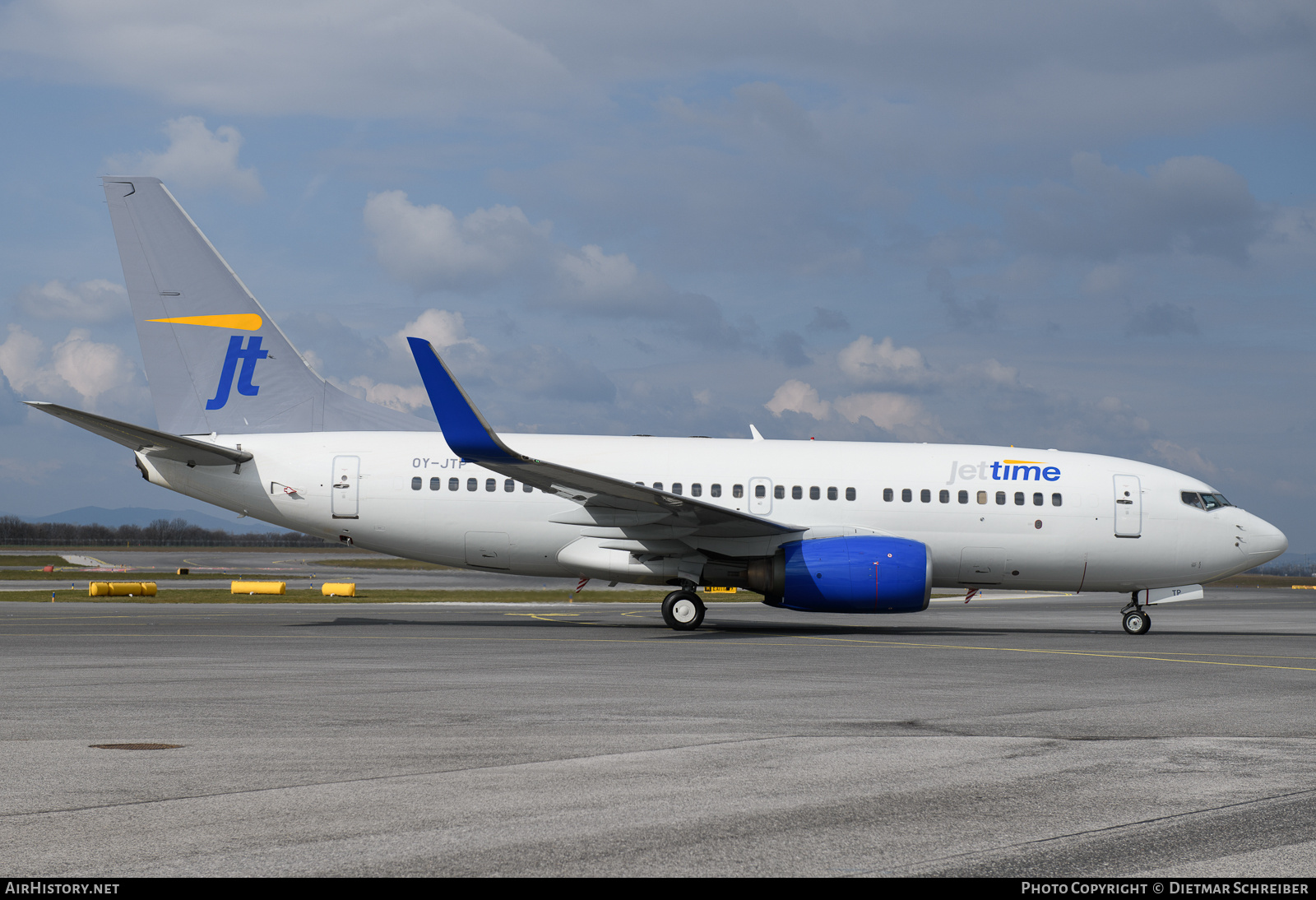 Aircraft Photo of OY-JTP | Boeing 737-7L9 | Jettime | AirHistory.net #850348