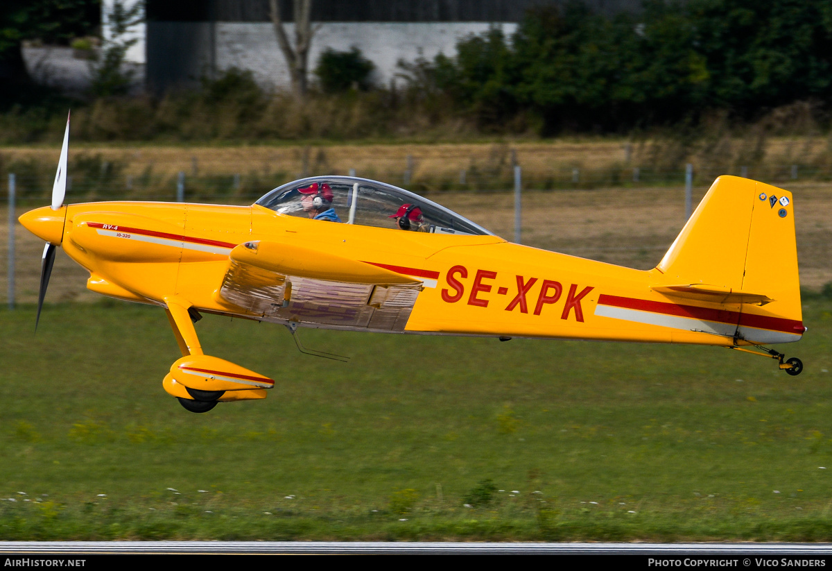 Aircraft Photo of SE-XPK | Van's RV-4 | AirHistory.net #850349
