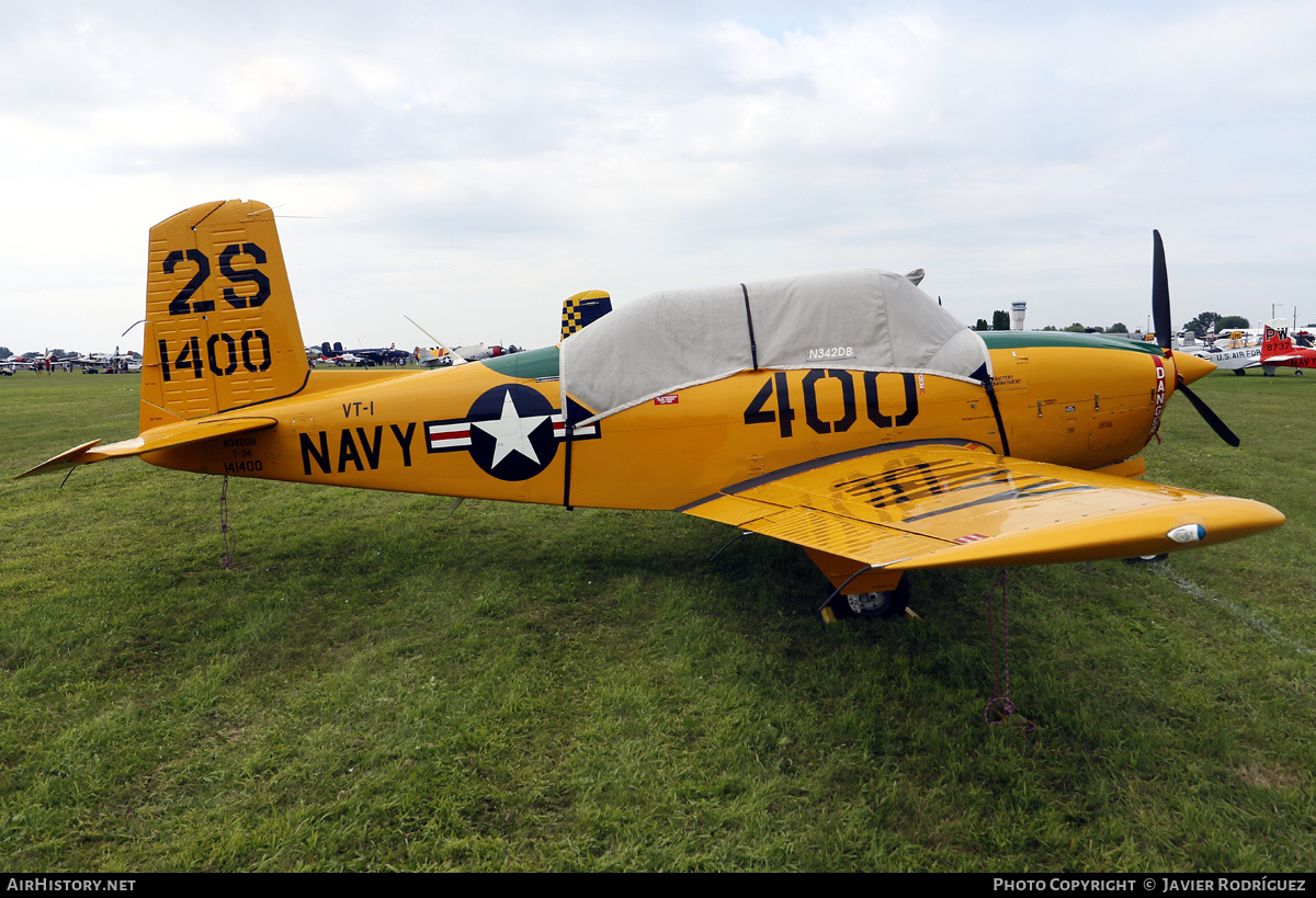 Aircraft Photo of N342DB / 141400 | Beech T-34A Mentor | USA - Navy | AirHistory.net #850354