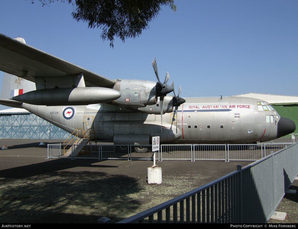 Aircraft Photo of A97-214 | Lockheed C-130A Hercules (L-182) | Australia - Air Force | AirHistory.net #850374