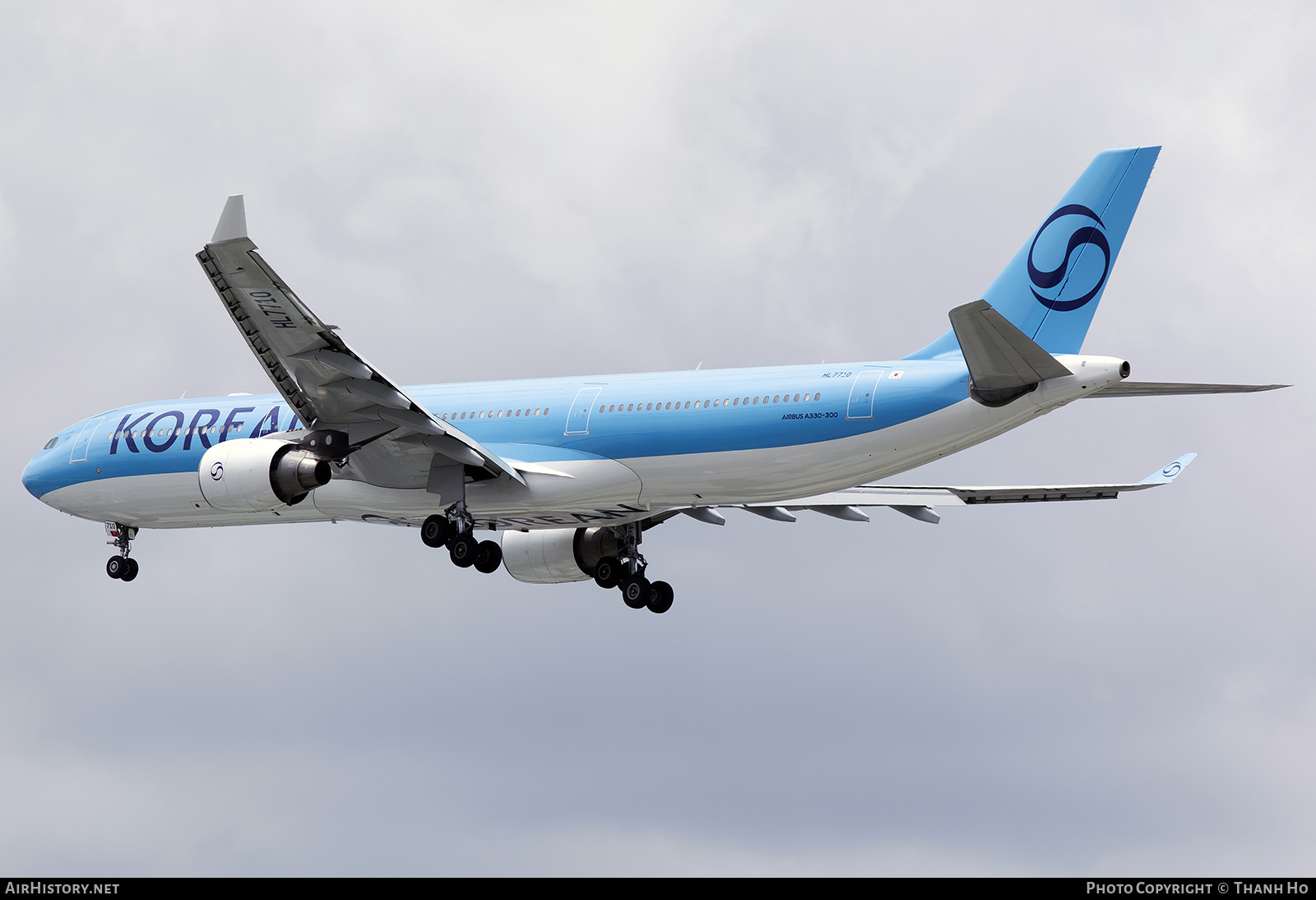Aircraft Photo of HL7710 | Airbus A330-323E | Korean Air | AirHistory.net #850380