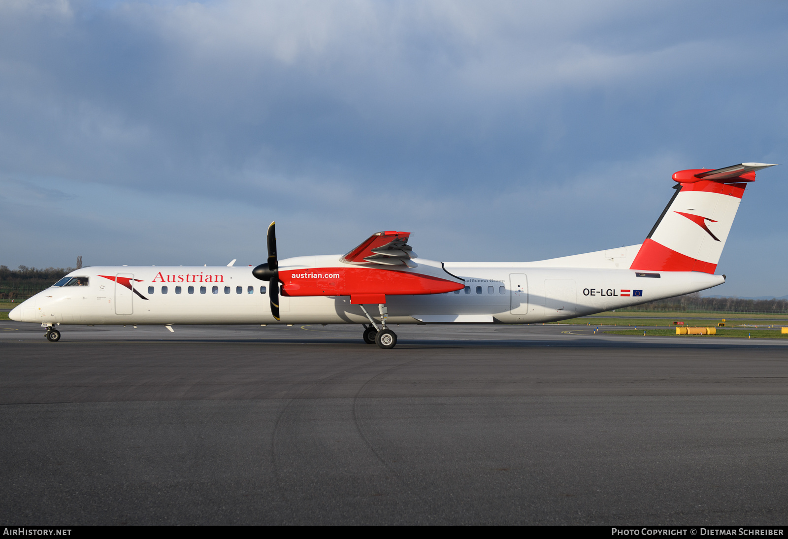 Aircraft Photo of OE-LGL | Bombardier DHC-8-402 Dash 8 | Austrian Airlines | AirHistory.net #850387