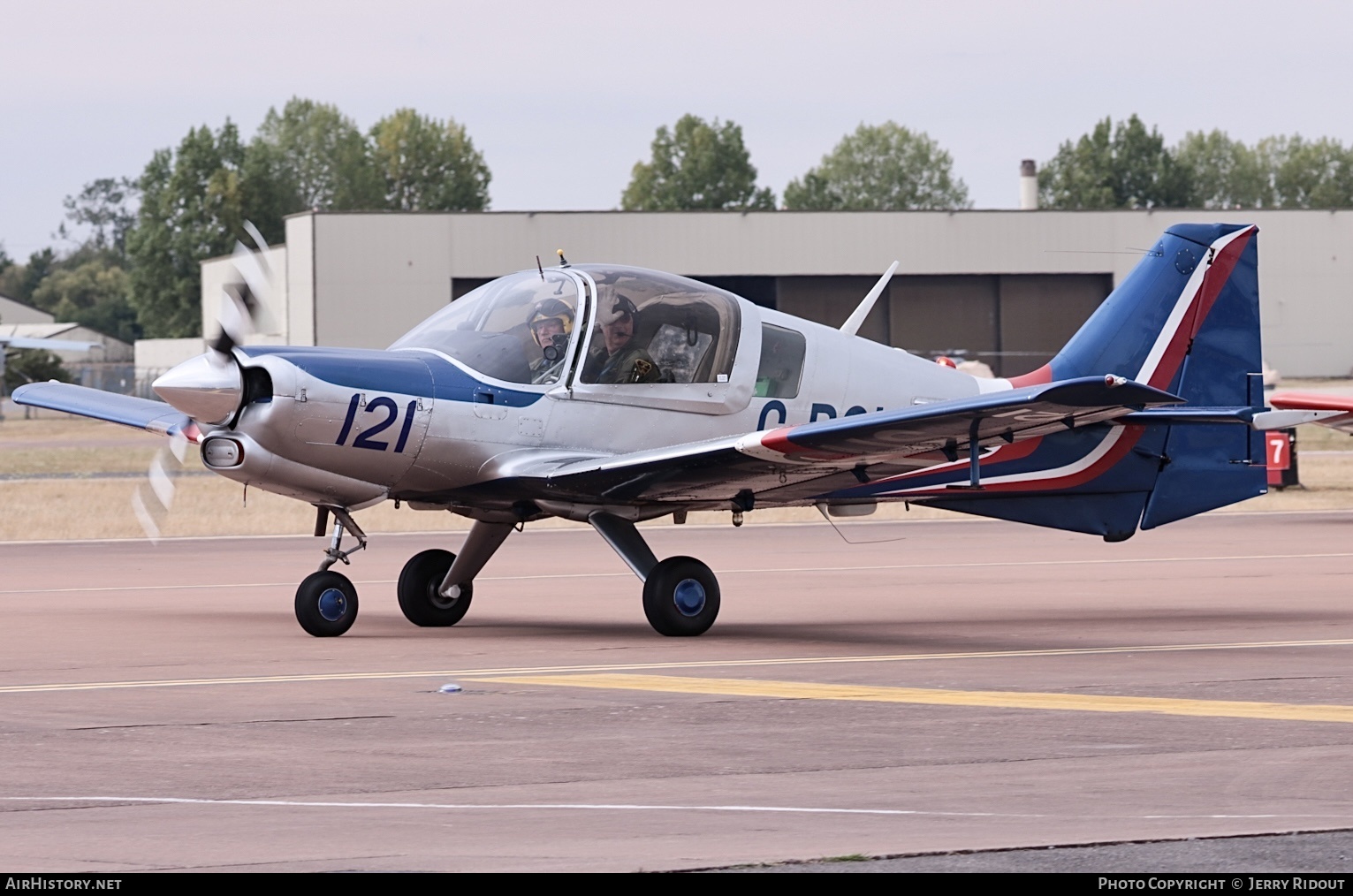 Aircraft Photo of G-BCUS | Scottish Aviation Bulldog 120 | AirHistory.net #850399