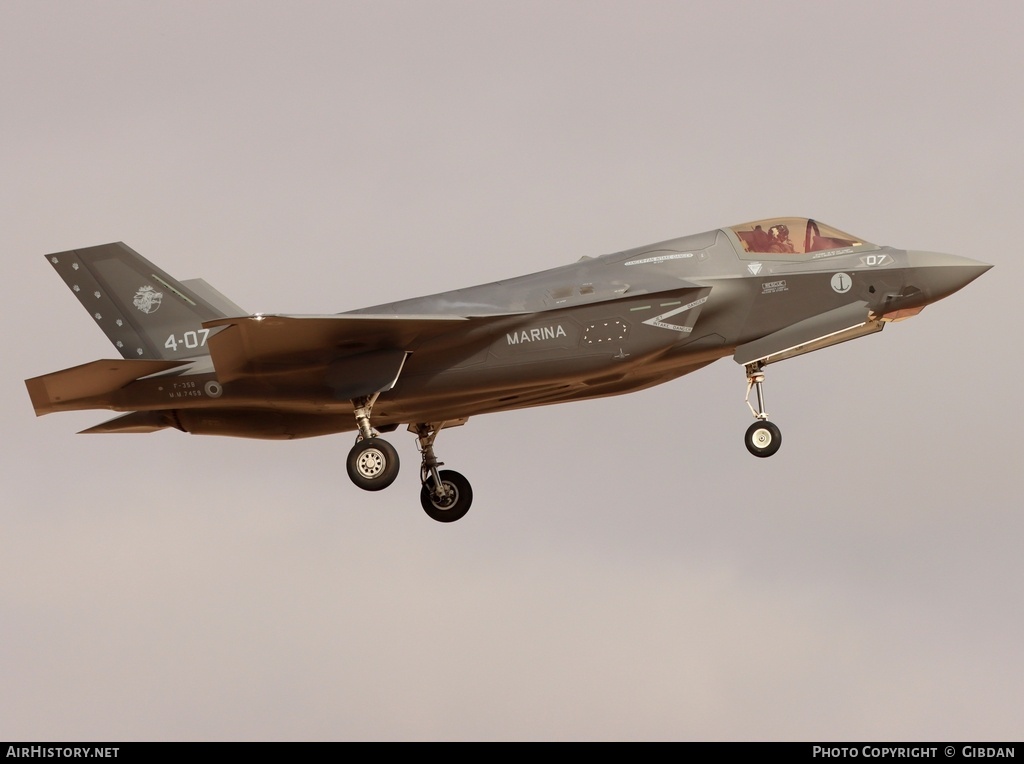 Aircraft Photo of MM7459 | Lockheed Martin F-35B Lightning II | Italy - Navy | AirHistory.net #850422