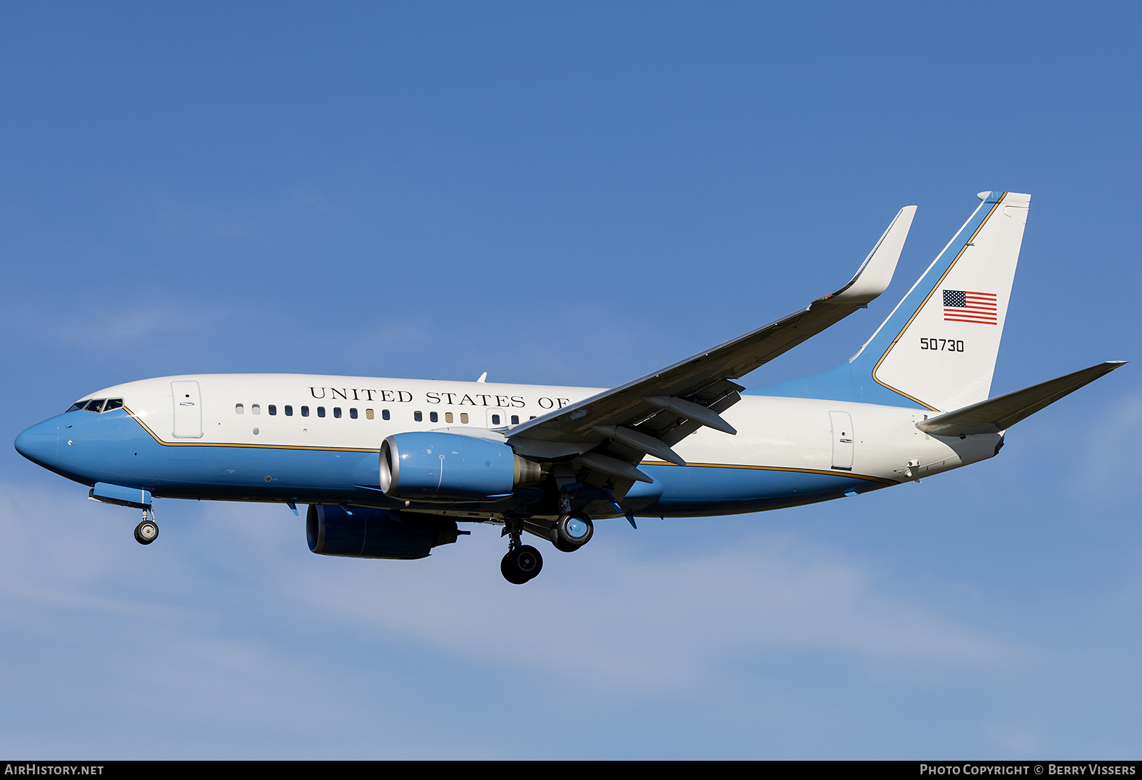 Aircraft Photo of 05-0730 / 50730 | Boeing C-40C | USA - Air Force | AirHistory.net #850472