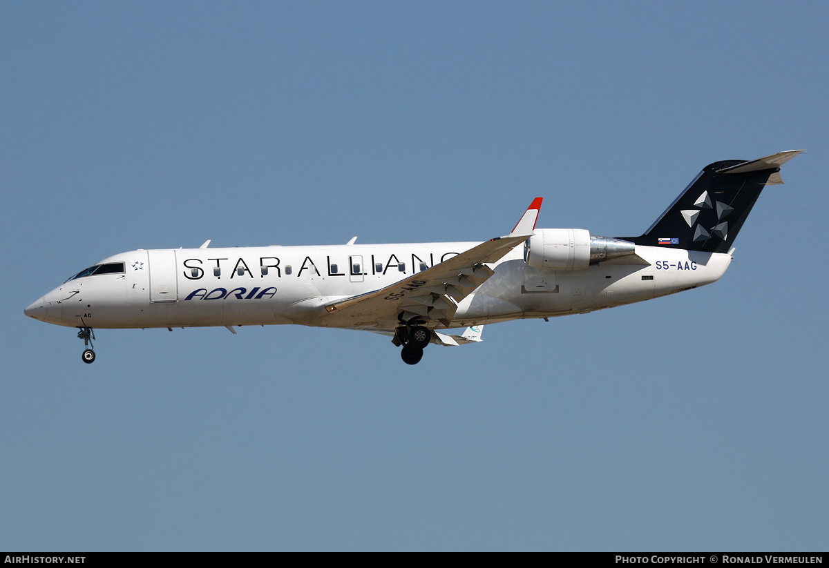 Aircraft Photo of S5-AAG | Bombardier CRJ-200LR (CL-600-2B19) | Adria Airways | AirHistory.net #850482