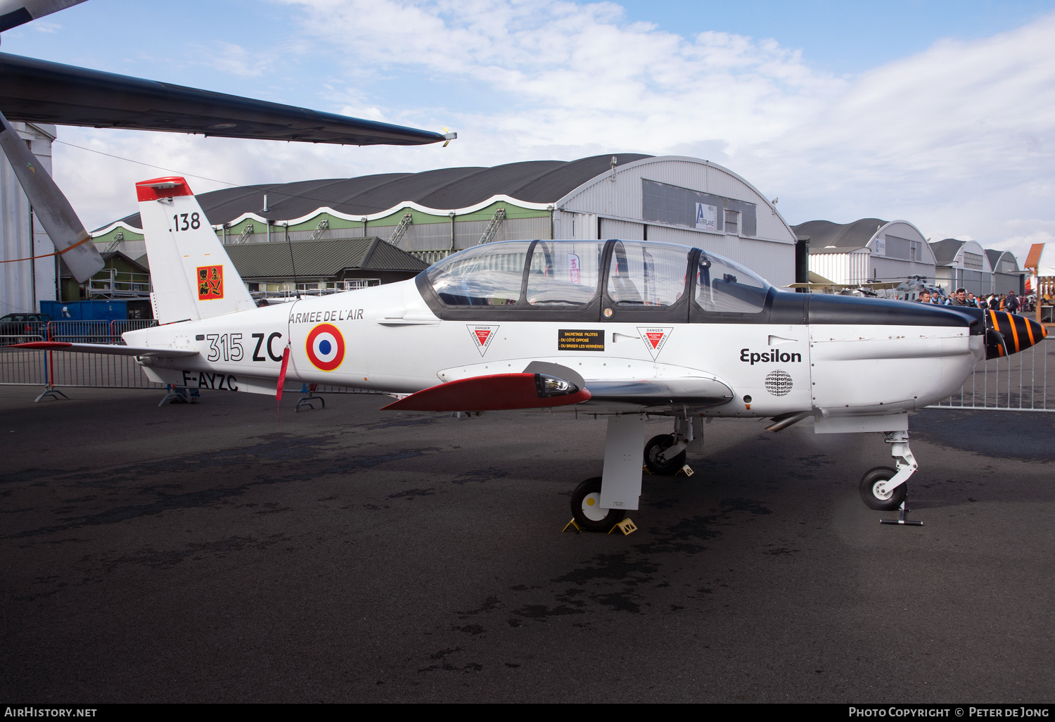 Aircraft Photo of F-AYZC / 138 | Socata TB-30 Epsilon | France - Air Force | AirHistory.net #850484