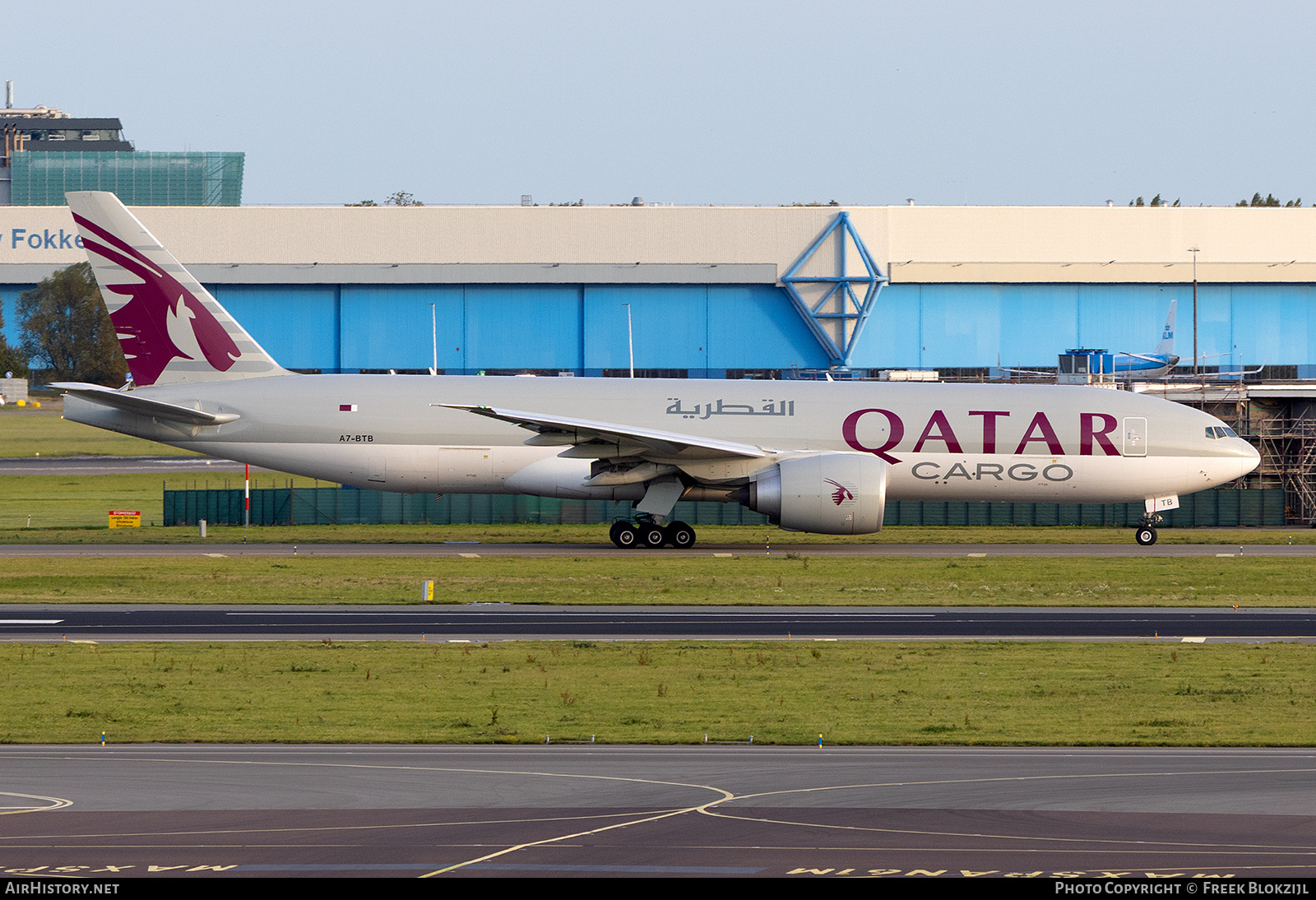 Aircraft Photo of A7-BTB | Boeing 777-F | Qatar Airways Cargo | AirHistory.net #850507
