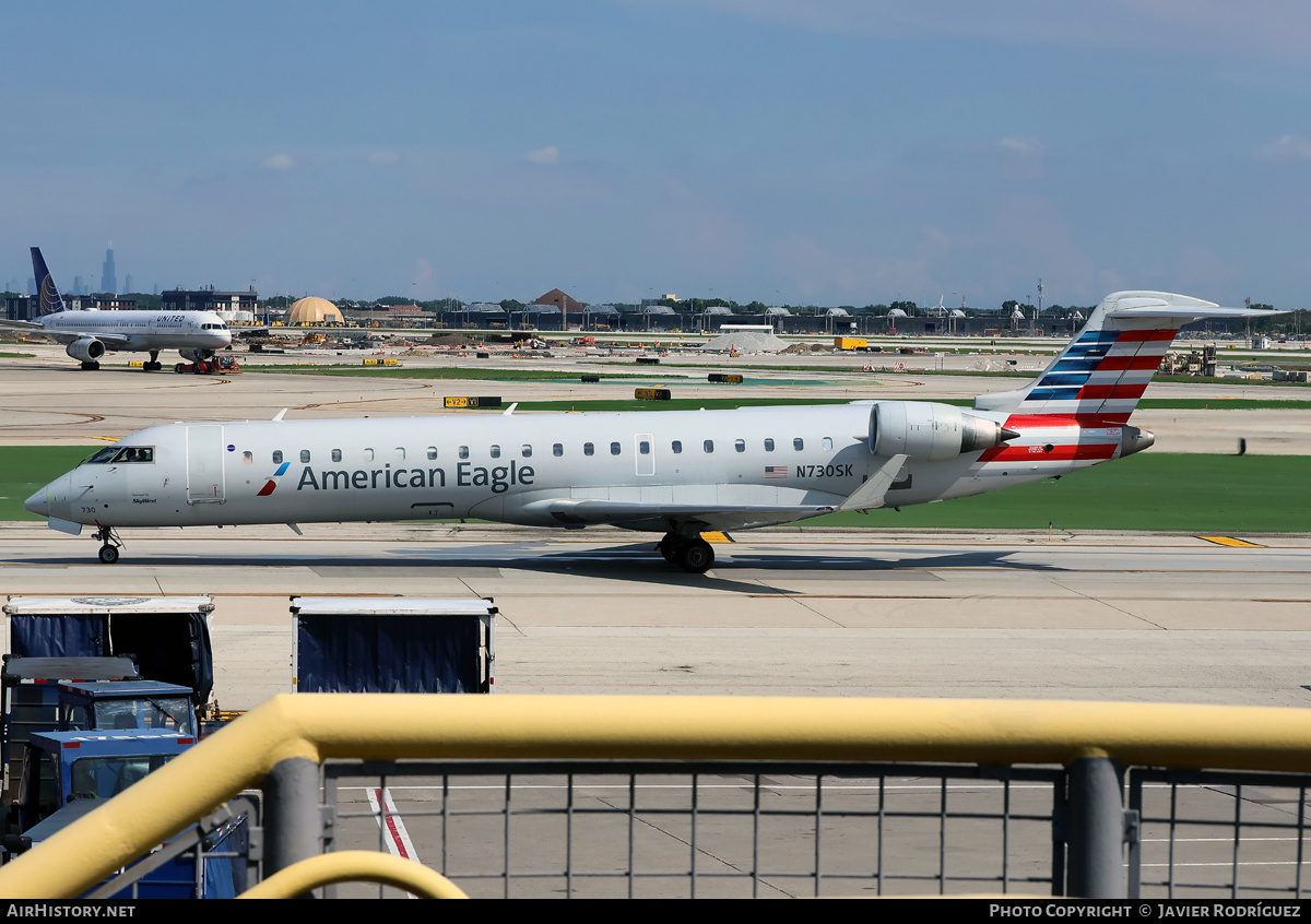 Aircraft Photo of N730SK | Bombardier CRJ-700 NG (CL-600-2C10) | American Eagle | AirHistory.net #850531