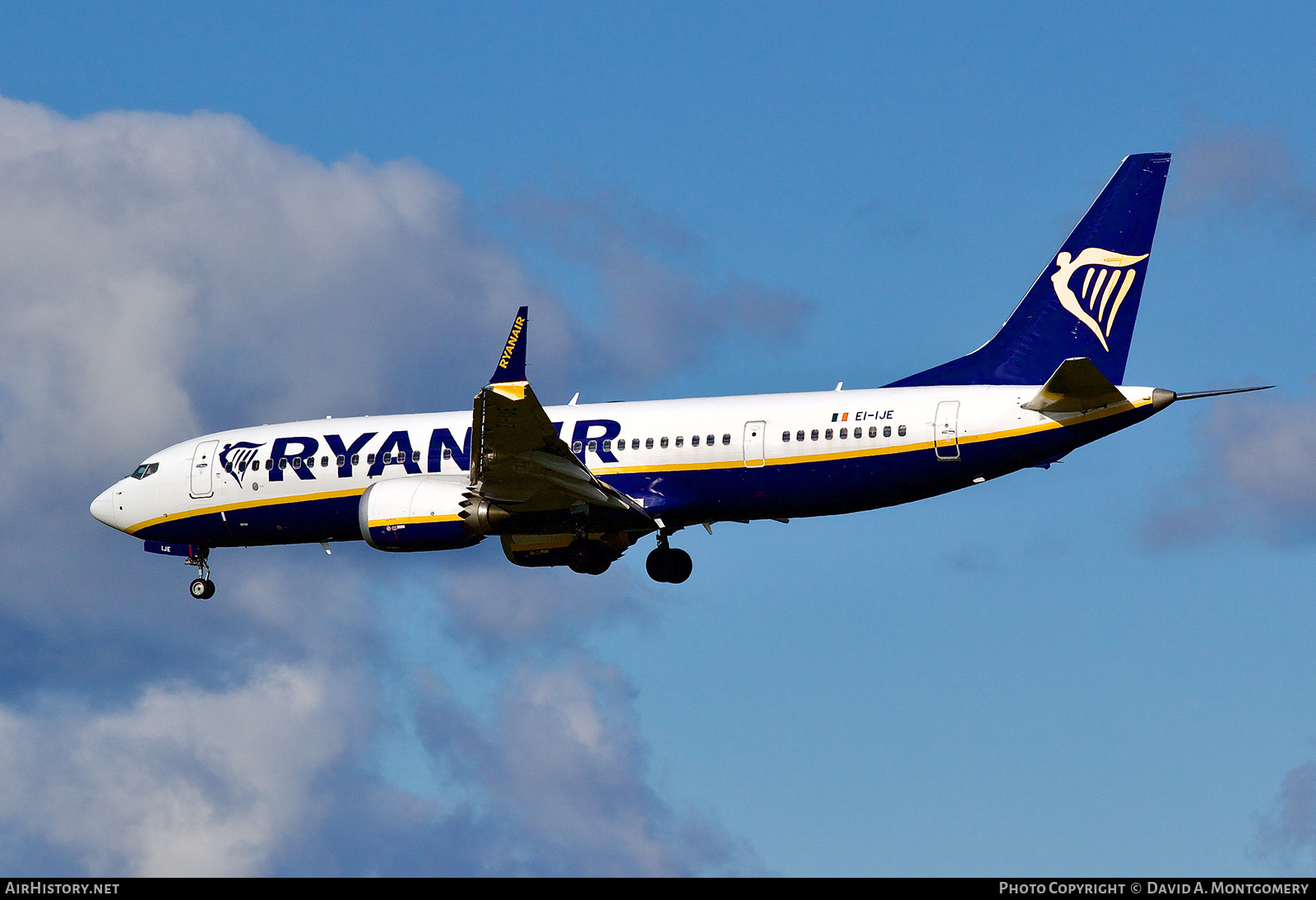 Aircraft Photo of EI-IJE | Boeing 737-8200 Max 200 | Ryanair | AirHistory.net #850540