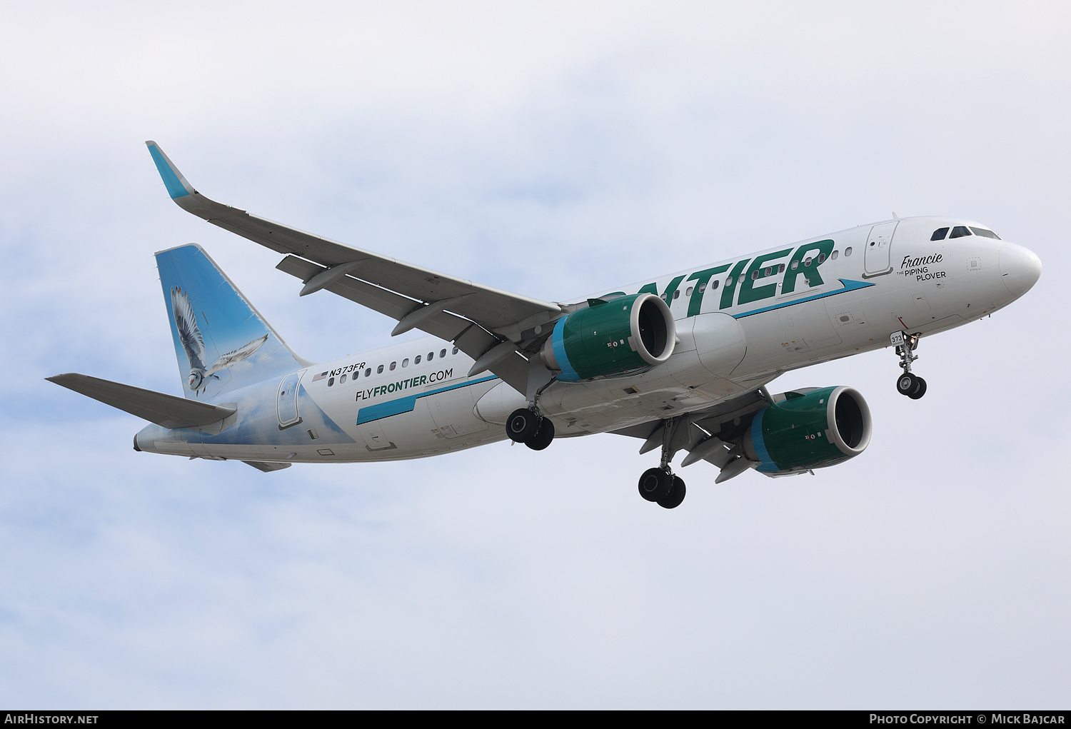 Aircraft Photo of N373FR | Airbus A320-251N | Frontier Airlines | AirHistory.net #850557