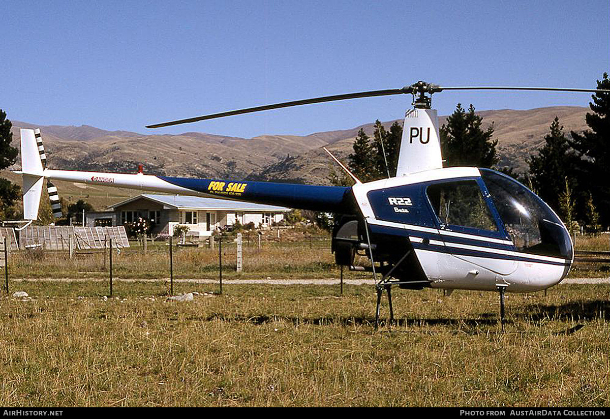 Aircraft Photo of ZK-HPU / PU | Robinson R-22 Beta | AirHistory.net #850562