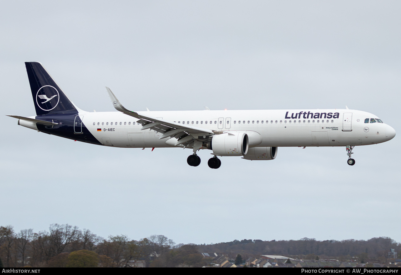 Aircraft Photo of D-AIEC | Airbus A321-271NX | Lufthansa | AirHistory.net #850574