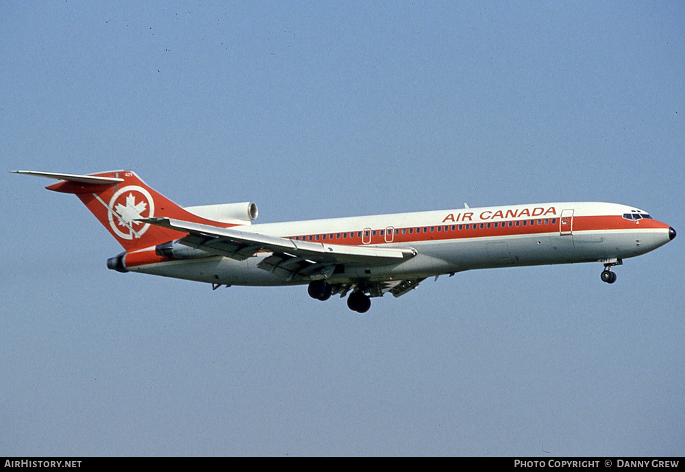 Aircraft Photo of C-GAAU | Boeing 727-233/Adv | Air Canada | AirHistory.net #850602
