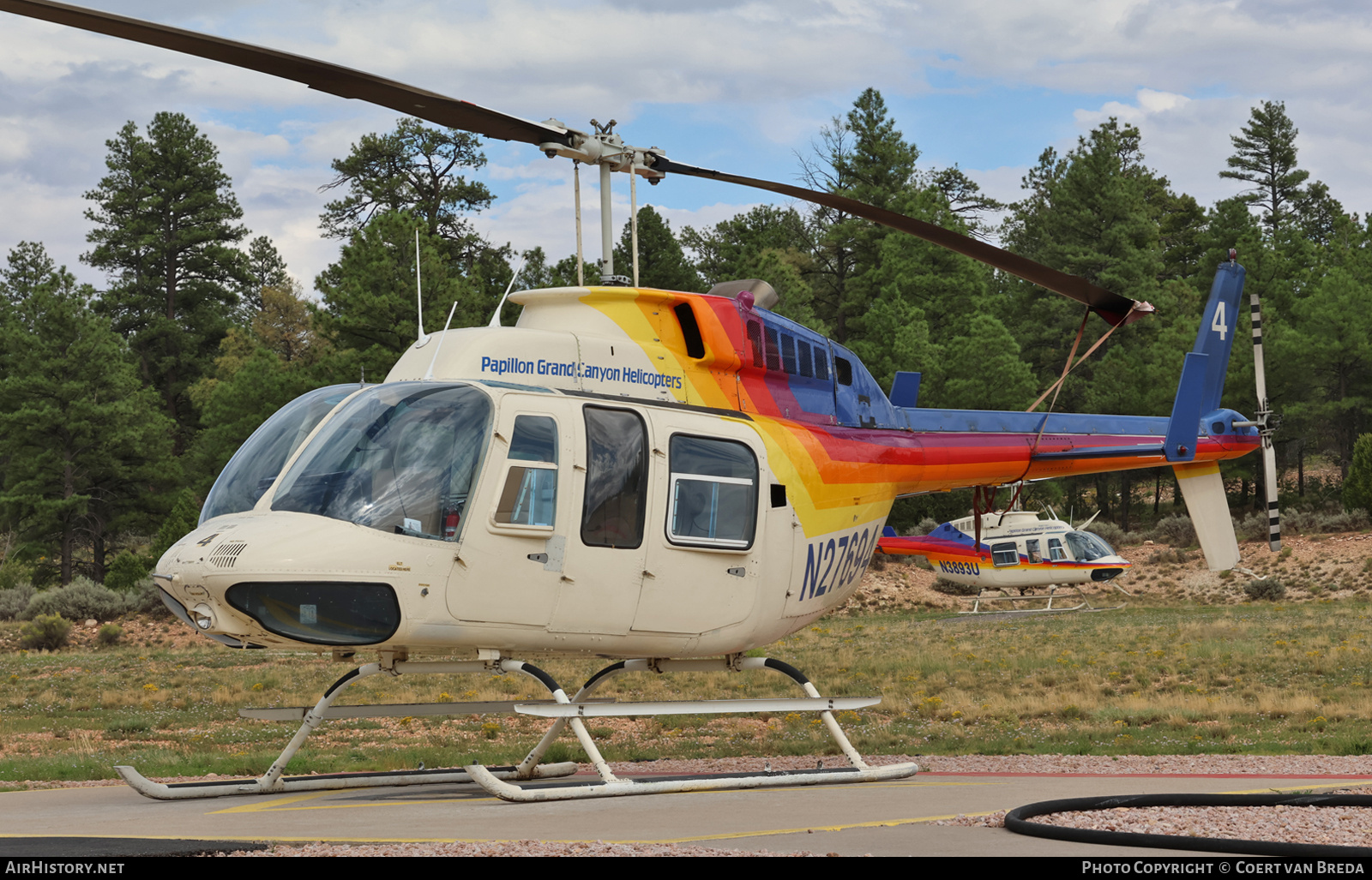 Aircraft Photo of N27694 | Bell 206L-1 LongRanger II | Papillon Grand Canyon Helicopters | AirHistory.net #850637