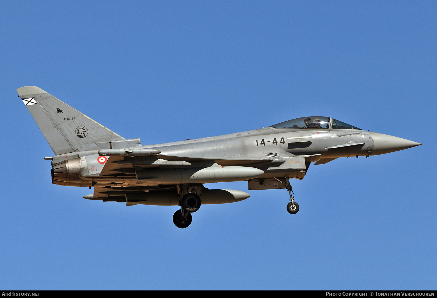 Aircraft Photo of C16-44 | Eurofighter EF-2000 Typhoon S | Spain - Air Force | AirHistory.net #850656