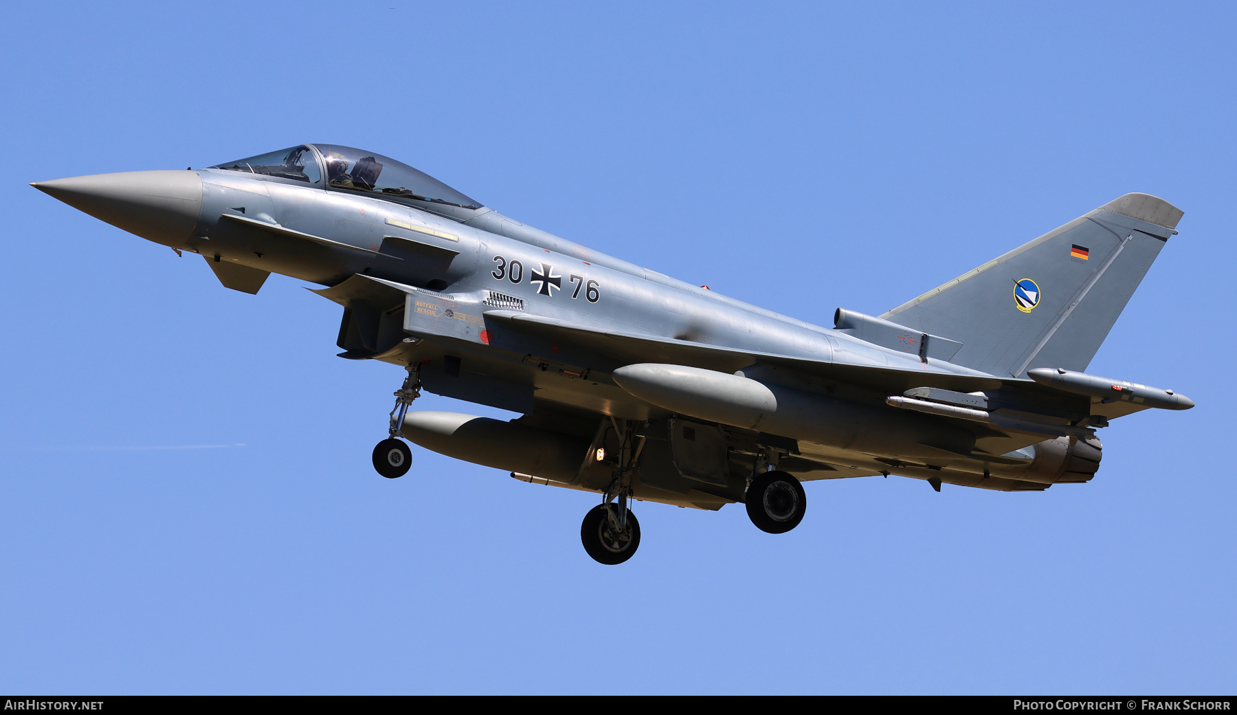 Aircraft Photo of 3076 | Eurofighter EF-2000 Typhoon S | Germany - Air Force | AirHistory.net #850666