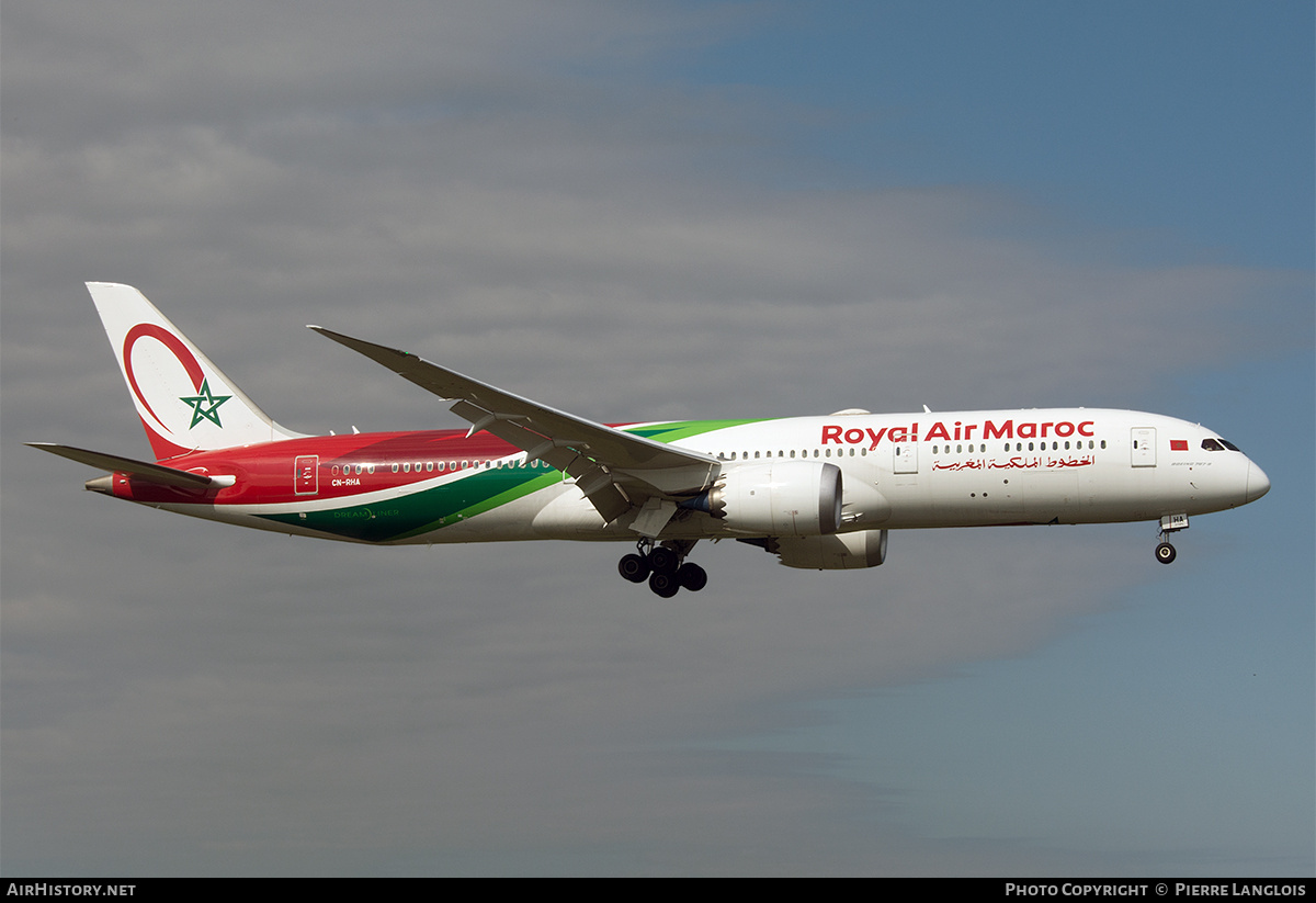Aircraft Photo of CN-RHA | Boeing 787-9 Dreamliner | Royal Air Maroc - RAM | AirHistory.net #850675