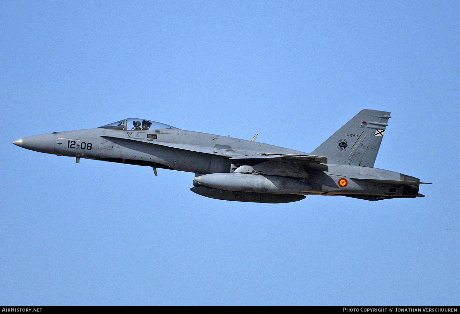 Aircraft Photo of C.15-50 | McDonnell Douglas EF-18M Hornet | Spain - Air Force | AirHistory.net #850695
