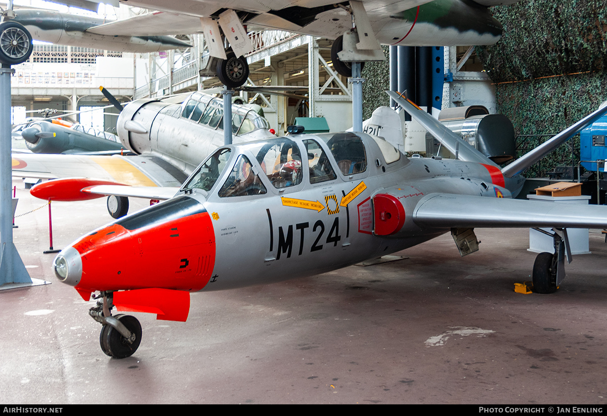 Aircraft Photo of MT24 | Fouga CM-170R Magister | Belgium - Air Force | AirHistory.net #850698