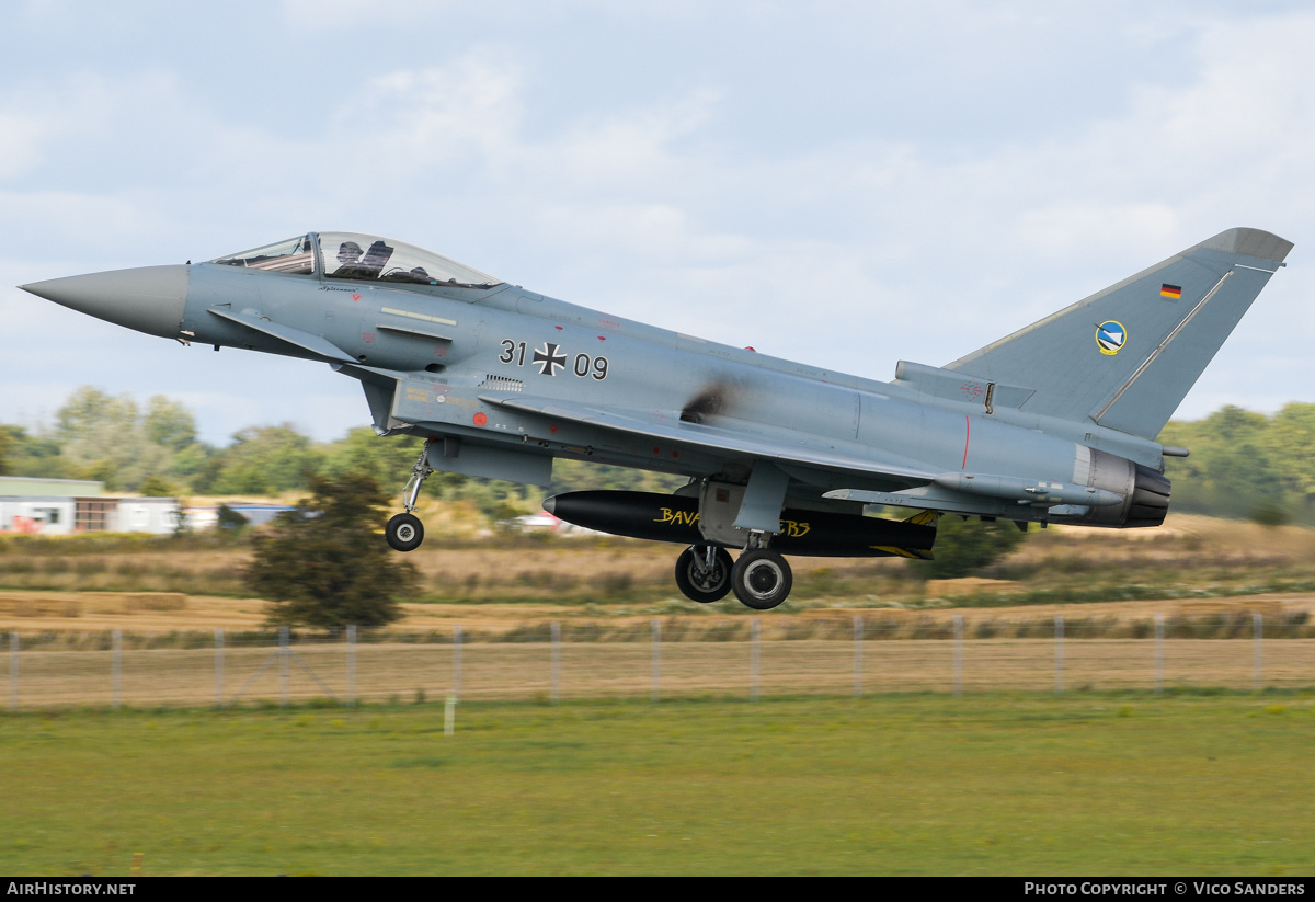 Aircraft Photo of 3109 | Eurofighter EF-2000 Typhoon S | Germany - Air Force | AirHistory.net #850706