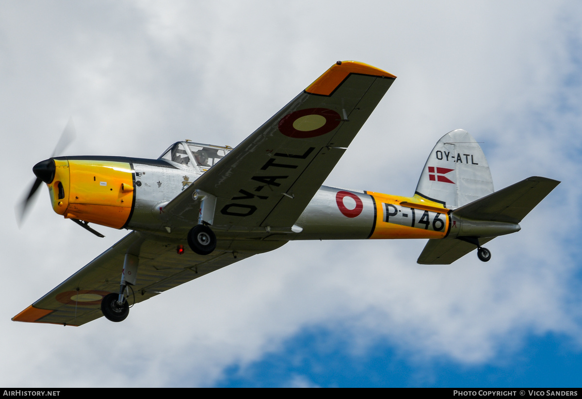 Aircraft Photo of OY-ATL / P-146 | De Havilland DHC-1 Chipmunk 22 | Denmark - Air Force | AirHistory.net #850707