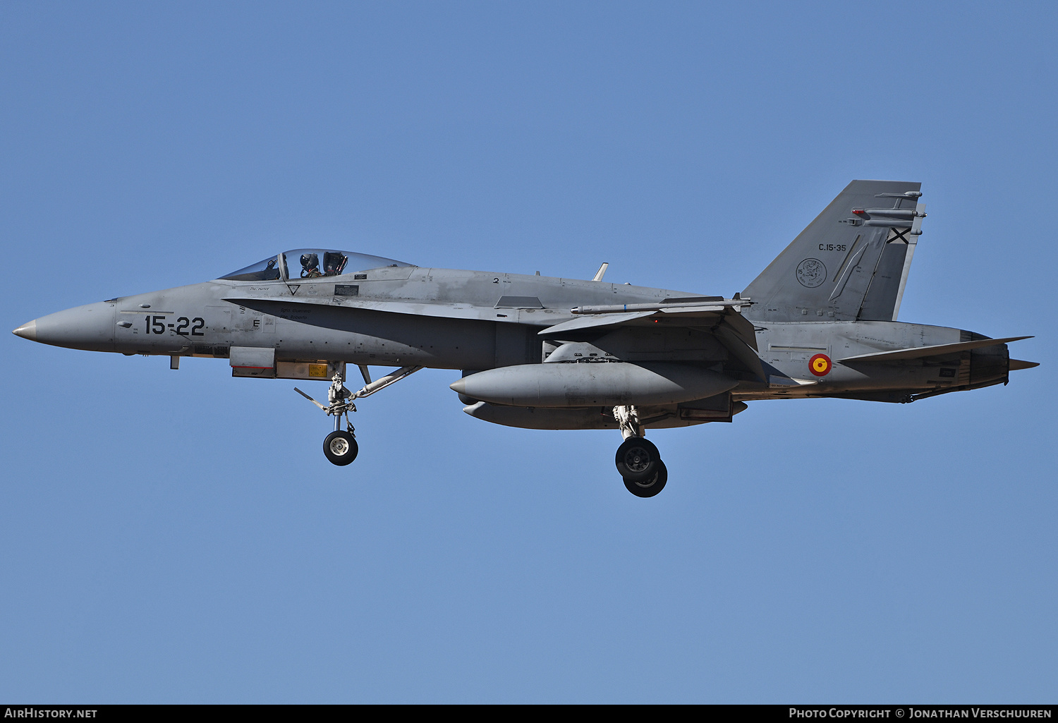 Aircraft Photo of C15-35 | McDonnell Douglas EF-18M Hornet | Spain - Air Force | AirHistory.net #850708