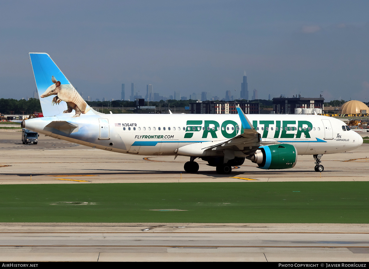 Aircraft Photo of N364FR | Airbus A320-251N | Frontier Airlines | AirHistory.net #850725