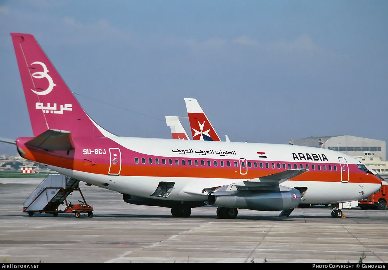 Aircraft Photo of SU-BCJ | Boeing 737-2L9/Adv | Arabia | AirHistory.net #850747