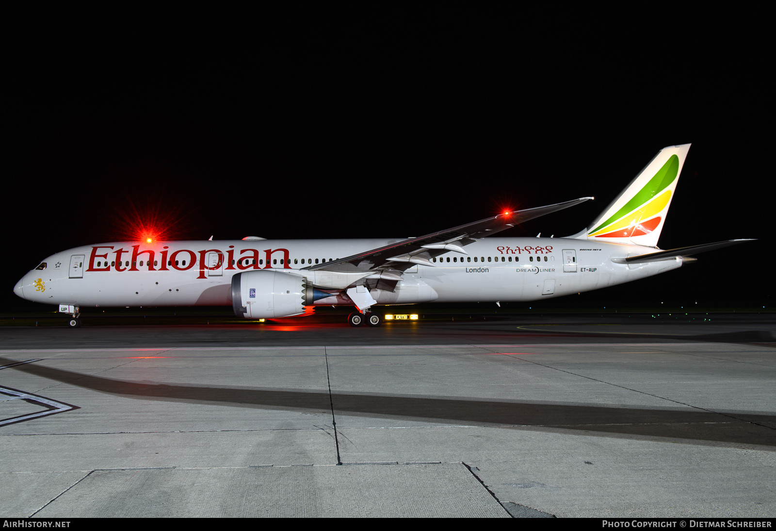 Aircraft Photo of ET-AUP | Boeing 787-9 Dreamliner | Ethiopian Airlines | AirHistory.net #850762