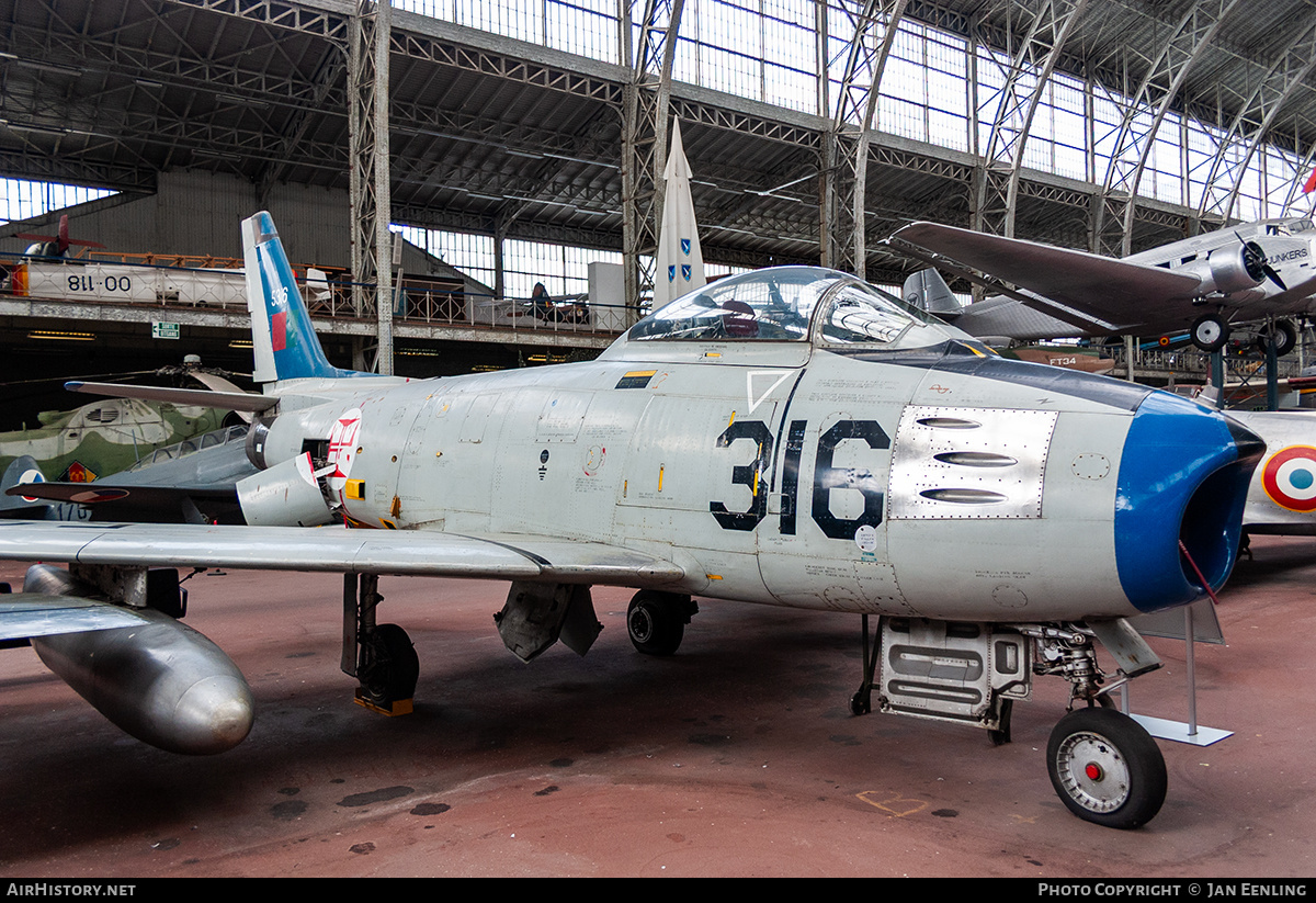 Aircraft Photo of 5316 | North American F-86F Sabre | Portugal - Air Force | AirHistory.net #850782