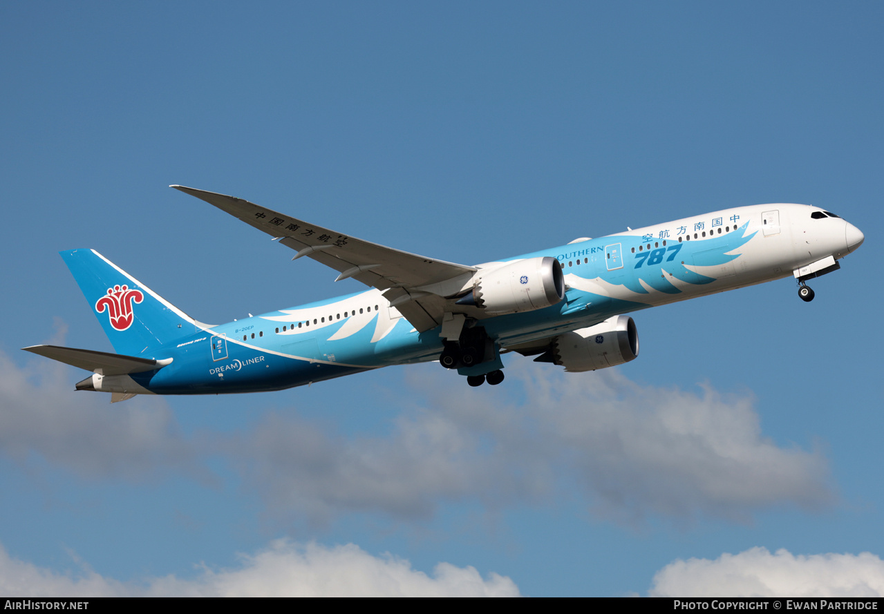 Aircraft Photo of B-20EP | Boeing 787-9 Dreamliner | China Southern Airlines | AirHistory.net #850789