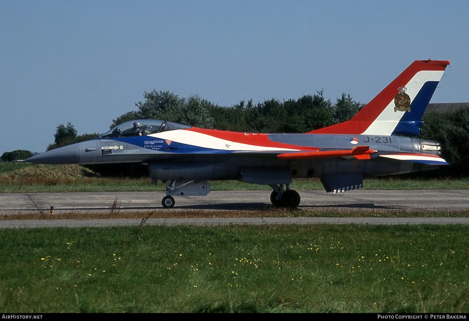 Aircraft Photo of J-231 | General Dynamics F-16A Fighting Falcon | Netherlands - Air Force | AirHistory.net #850852