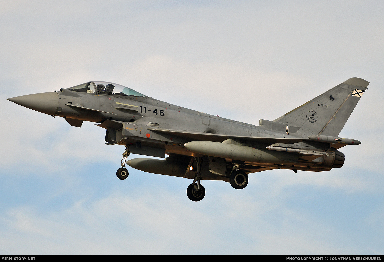 Aircraft Photo of C.16-46 | Eurofighter EF-2000 Typhoon S | Spain - Air Force | AirHistory.net #850855