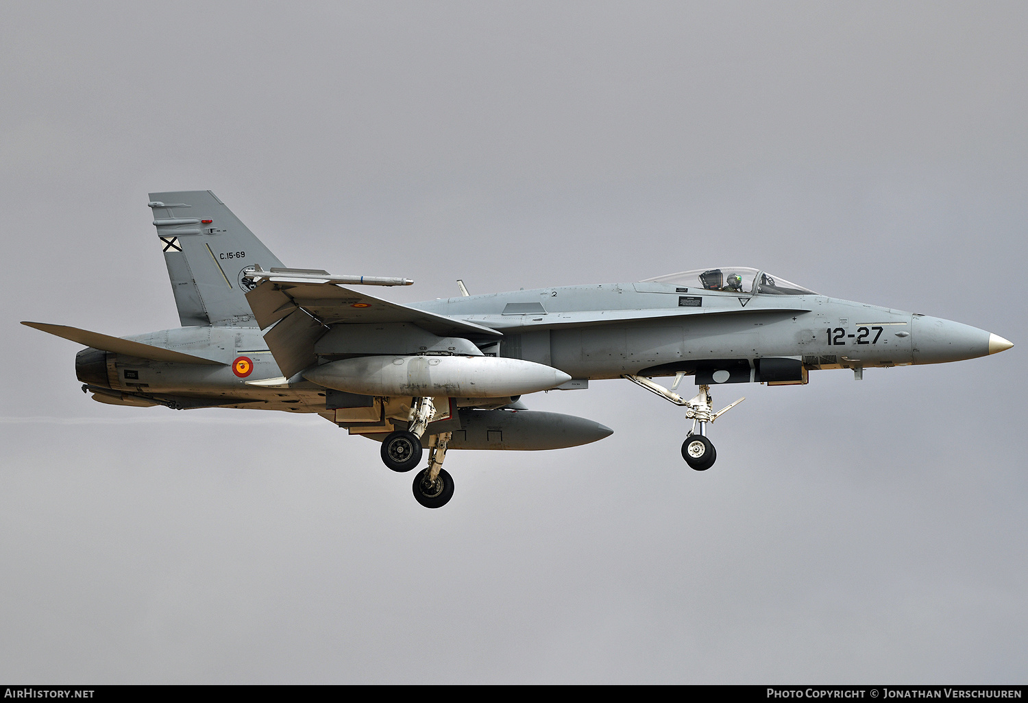Aircraft Photo of C15-69 | McDonnell Douglas EF-18M Hornet | Spain - Air Force | AirHistory.net #850859