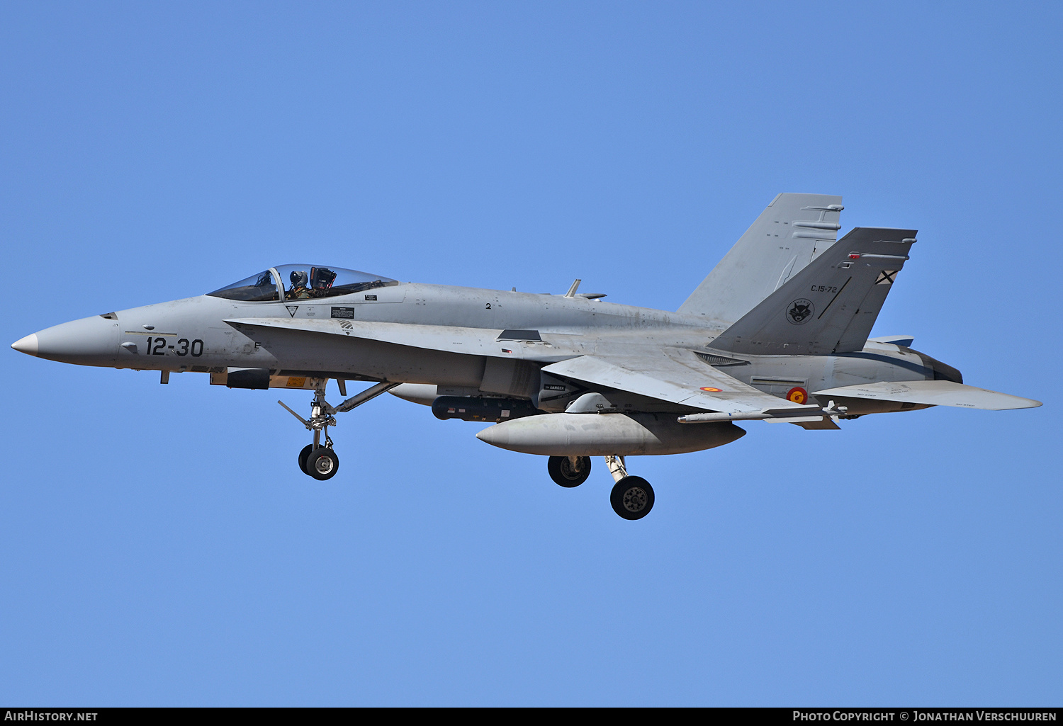Aircraft Photo of C15-72 | McDonnell Douglas EF-18M Hornet | Spain - Air Force | AirHistory.net #850866