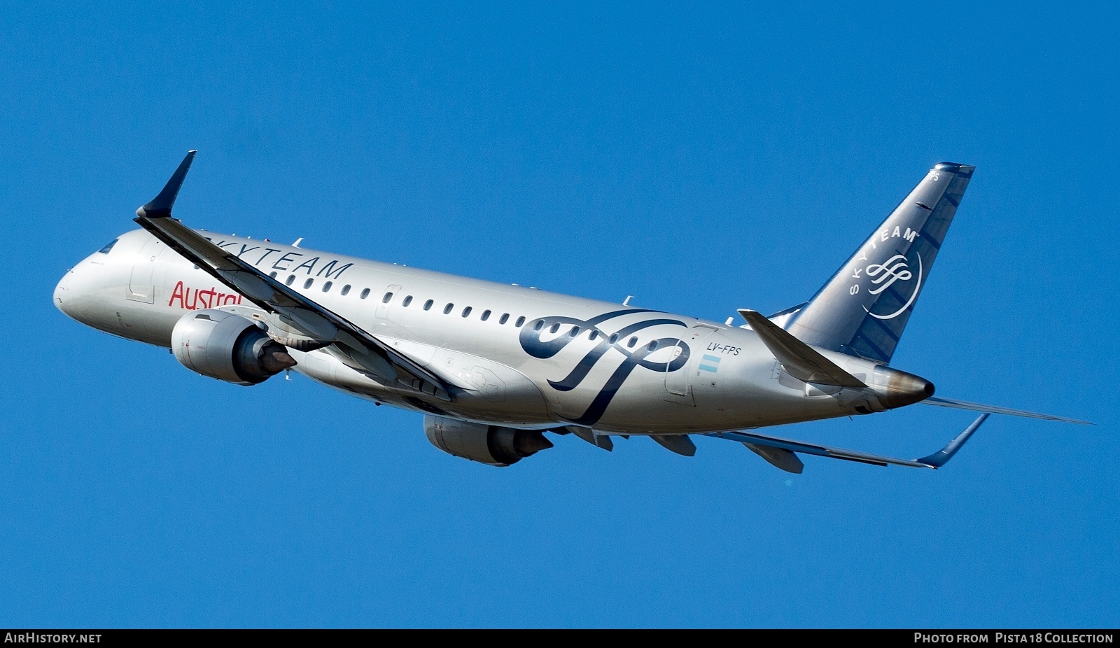 Aircraft Photo of LV-FPS | Embraer 190AR (ERJ-190-100IGW) | Austral Líneas Aéreas | AirHistory.net #850869