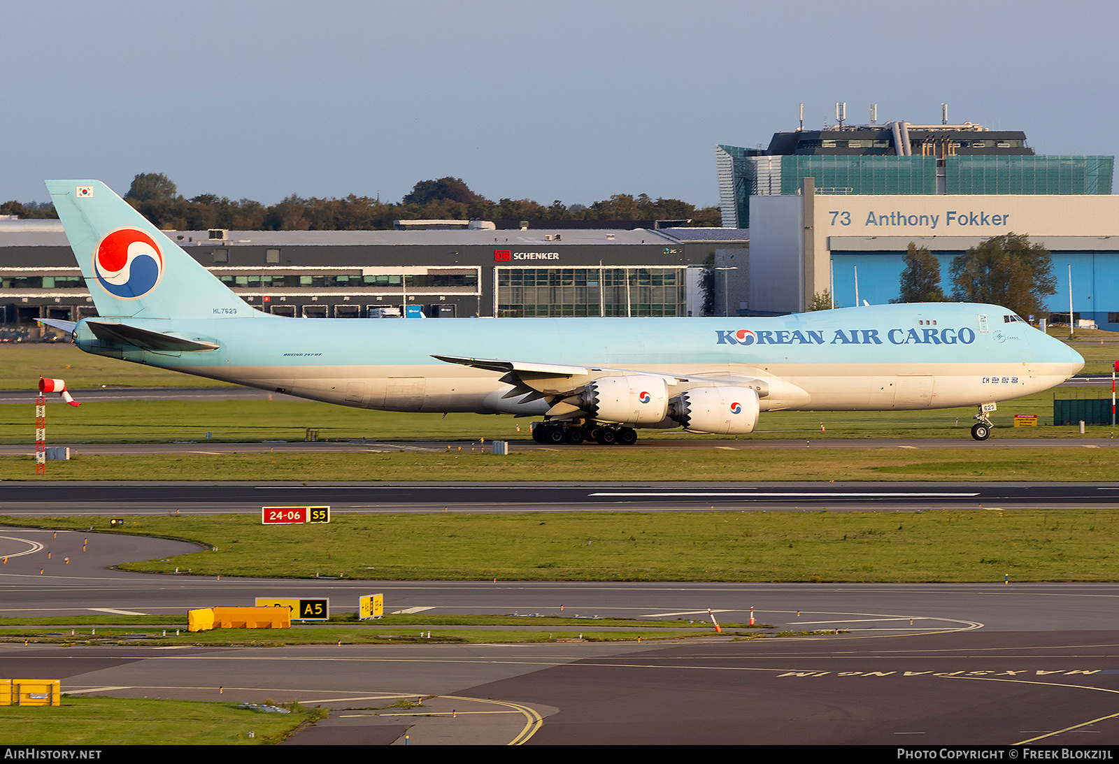 Aircraft Photo of HL7623 | Boeing 747-8B5F/SCD | Korean Air Cargo | AirHistory.net #850875