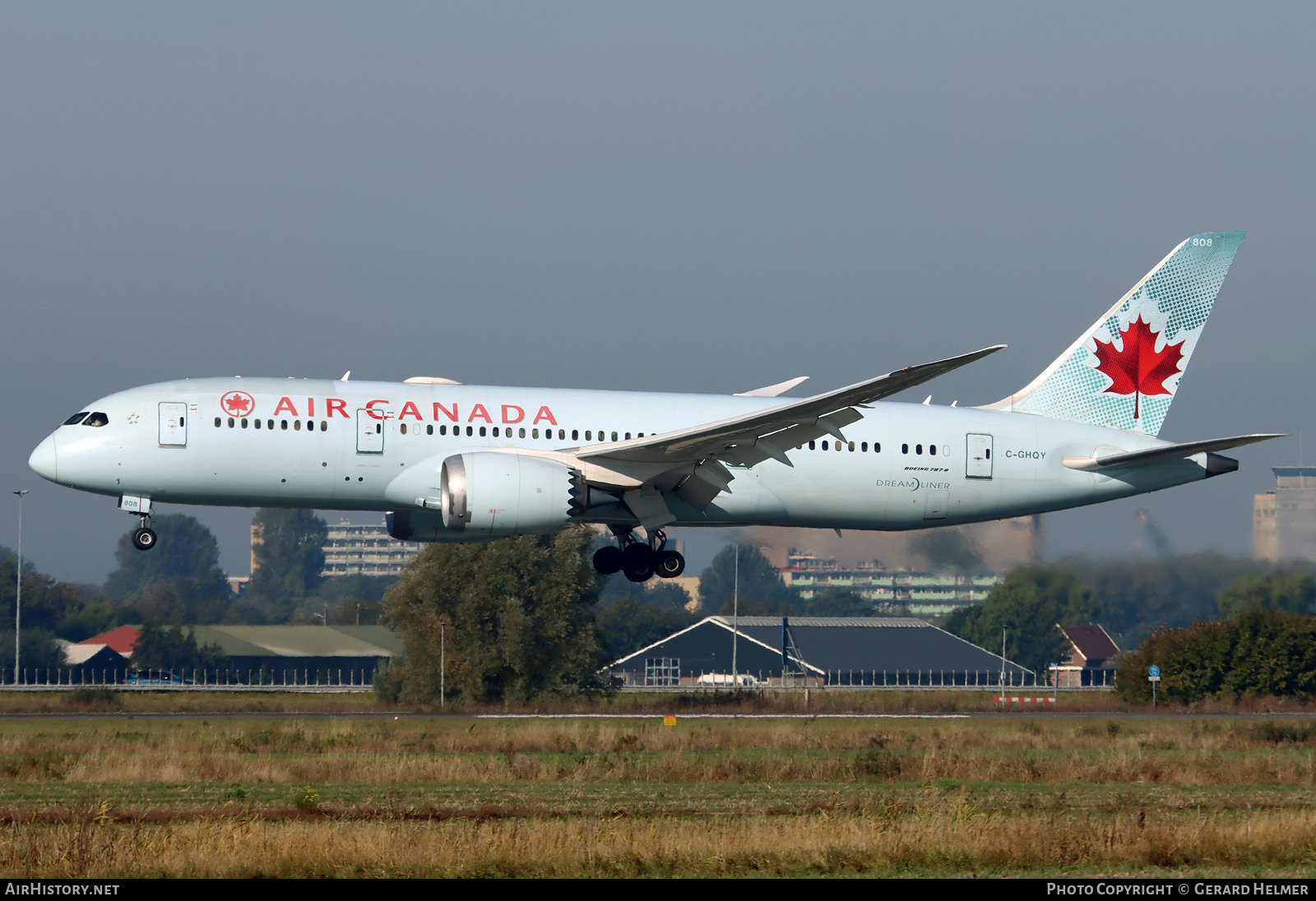 Aircraft Photo of C-GHQY | Boeing 787-8 Dreamliner | Air Canada | AirHistory.net #850903