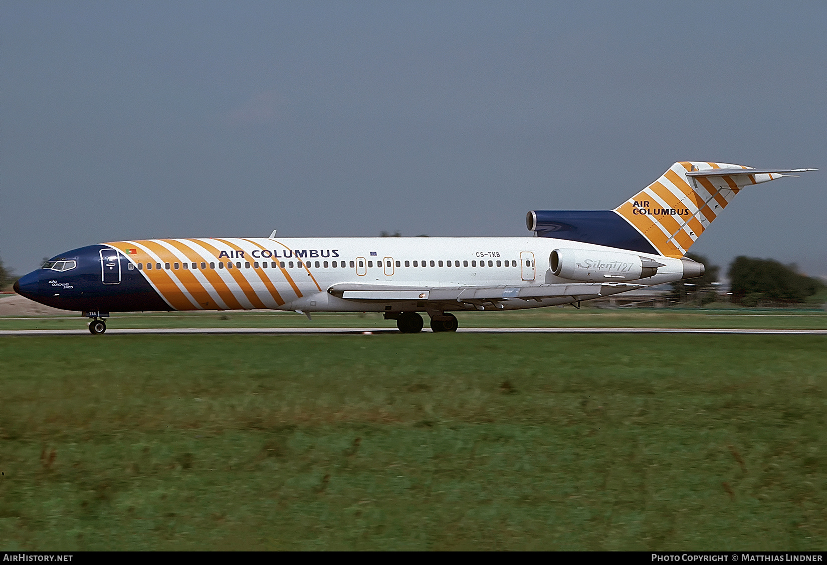 Aircraft Photo of CS-TKB | Boeing 727-2J4/Adv(RE) Super 27 | Air Columbus | AirHistory.net #850906