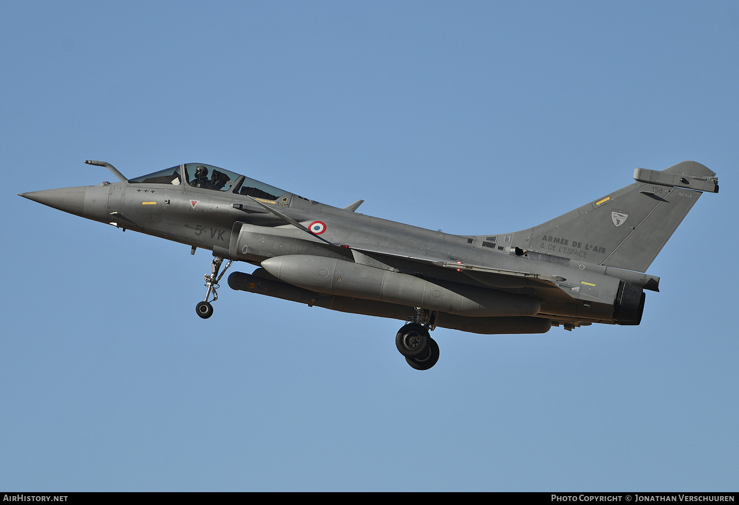 Aircraft Photo of 158 | Dassault Rafale C | France - Air Force | AirHistory.net #850918