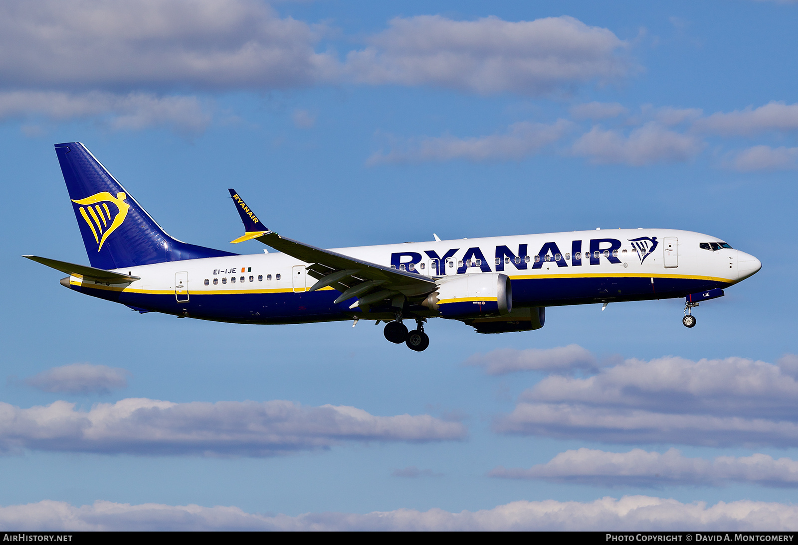 Aircraft Photo of EI-IJE | Boeing 737-8200 Max 200 | Ryanair | AirHistory.net #850941