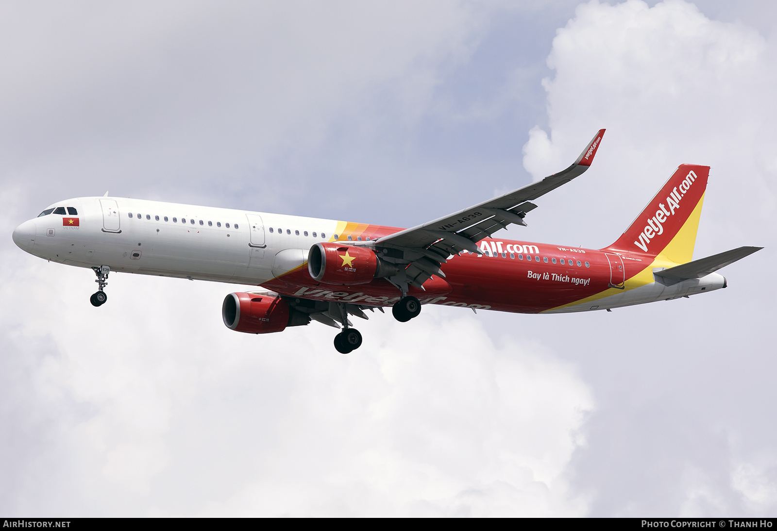 Aircraft Photo of VN-A639 | Airbus A321-211 | VietJet Air | AirHistory.net #850943