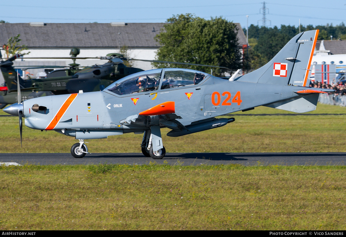 Aircraft Photo of 024 | PZL-Okecie PZL-130TC-1 Turbo Orlik | Poland - Air Force | AirHistory.net #850949