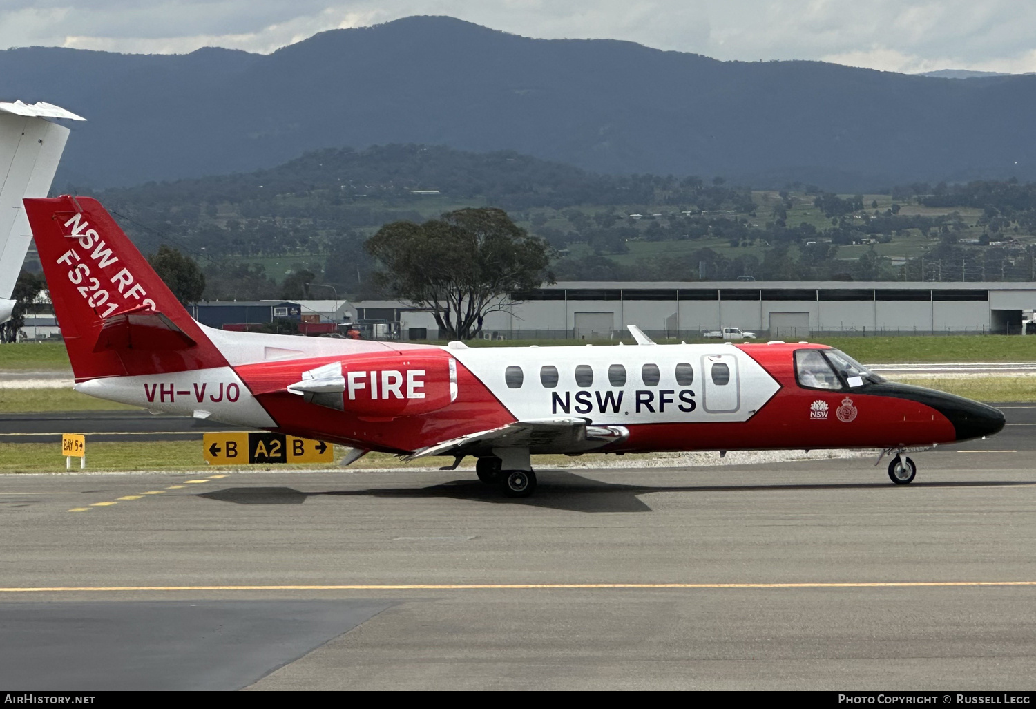 Aircraft Photo of VH-VJO | Cessna 560 Citation V | NSW Rural Fire Service | AirHistory.net #850954