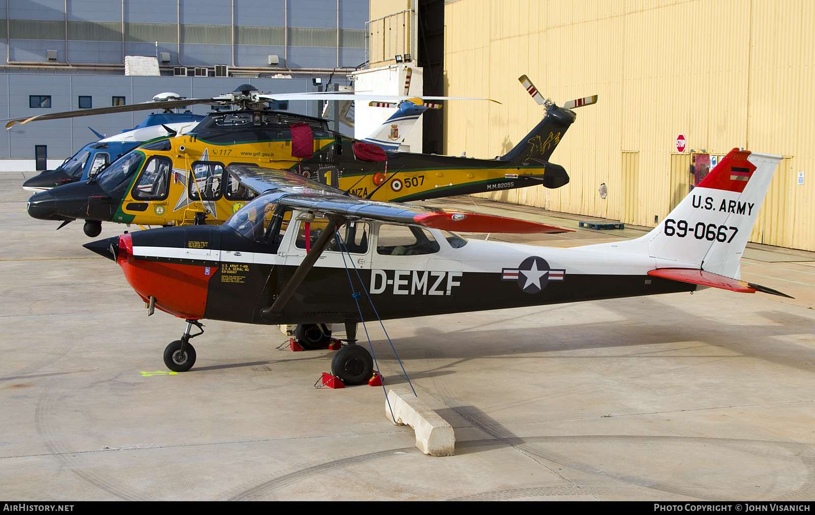 Aircraft Photo of D-EMZF / 69-0667 | Reims F172H Skyhawk | USA - Army | AirHistory.net #850961