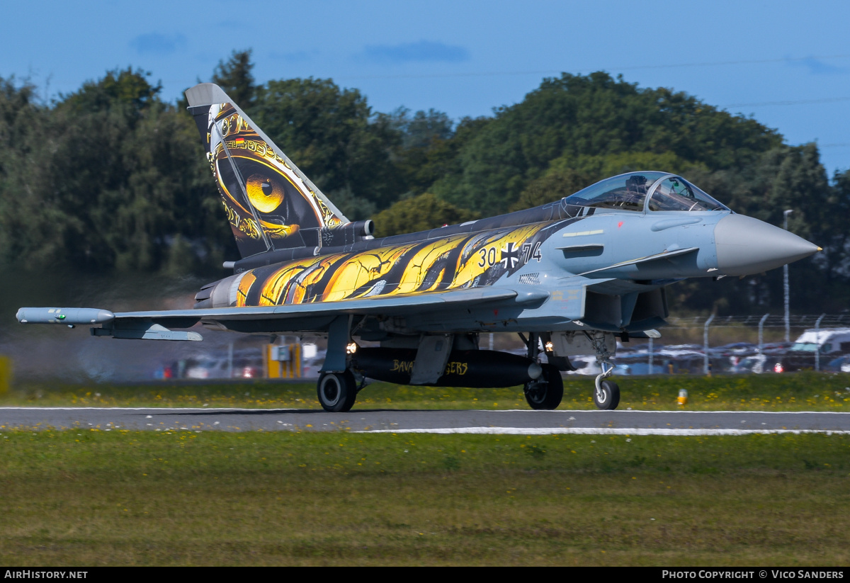Aircraft Photo of 3074 | Eurofighter EF-2000 Typhoon S | Germany - Air Force | AirHistory.net #850983
