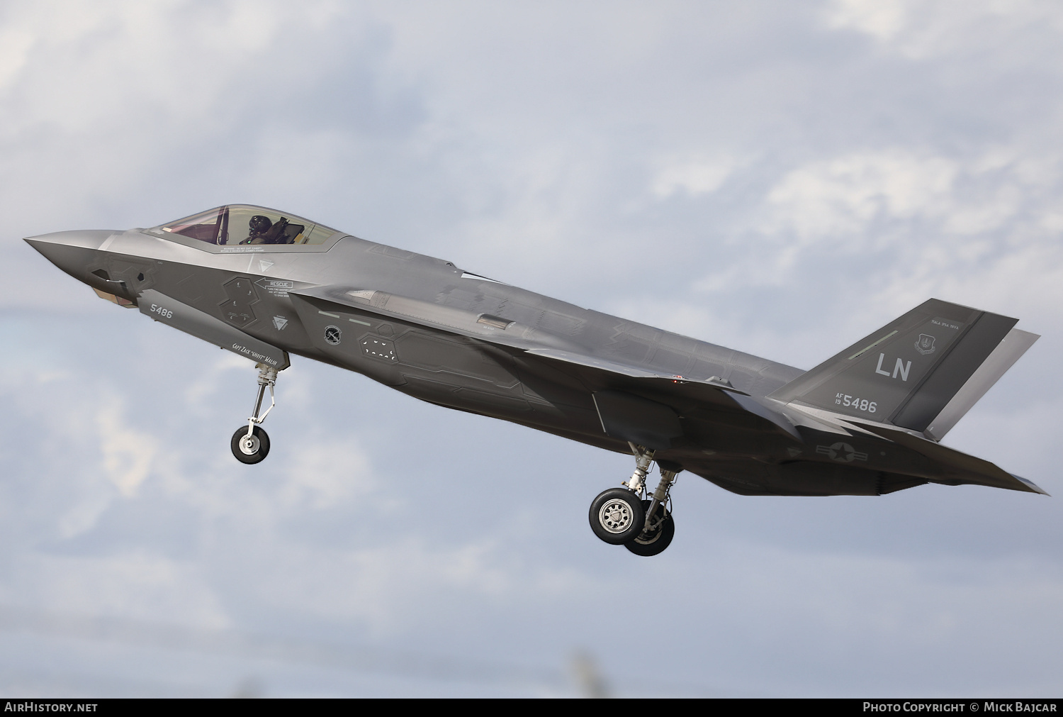 Aircraft Photo of 19-5486 / AF19-5486 | Lockheed Martin F-35A Lightning II | USA - Air Force | AirHistory.net #850996