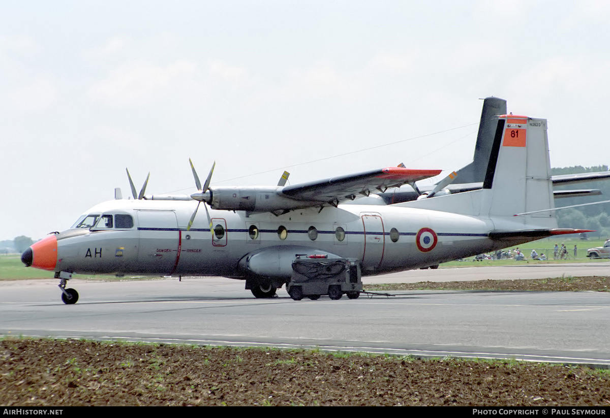 Aircraft Photo of 81 | Aerospatiale N-262D-51 Fregate | France - Air Force | AirHistory.net #851007