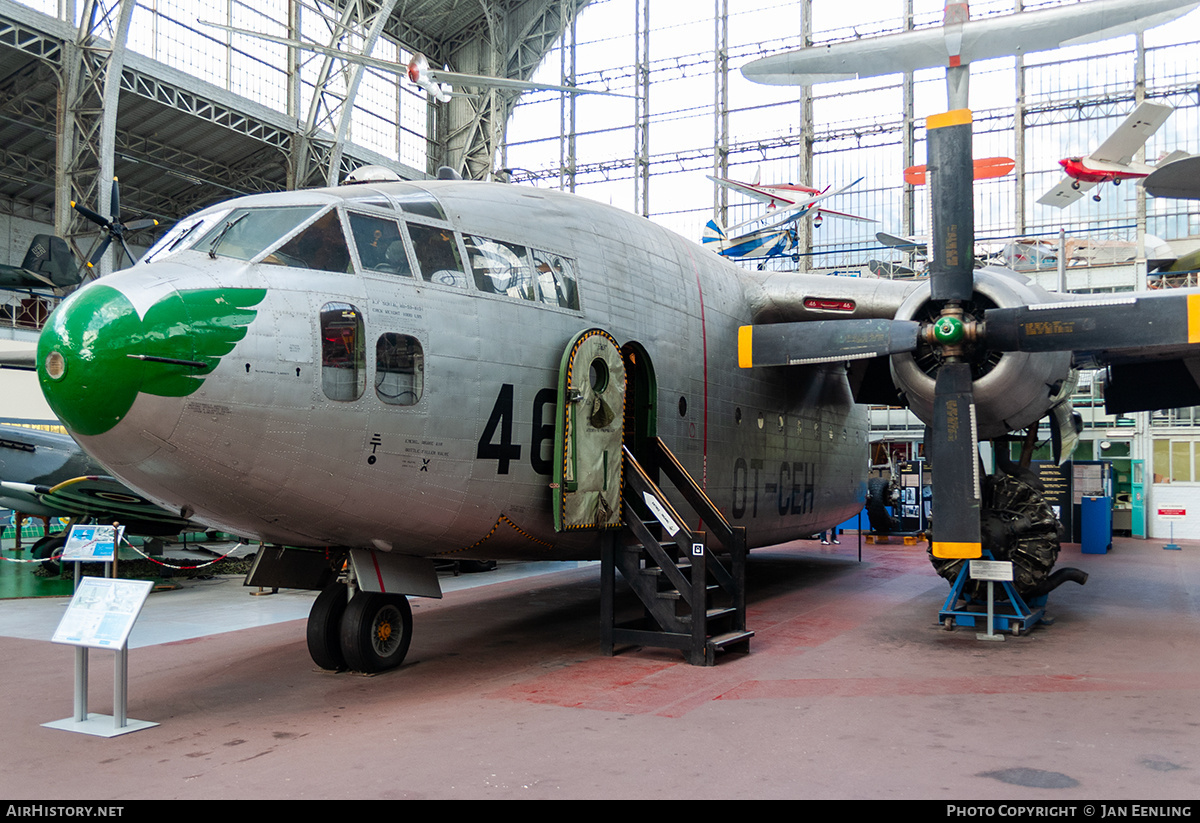 Aircraft Photo of CP-46 | Fairchild C-119G Flying Boxcar | Belgium - Air Force | AirHistory.net #851018